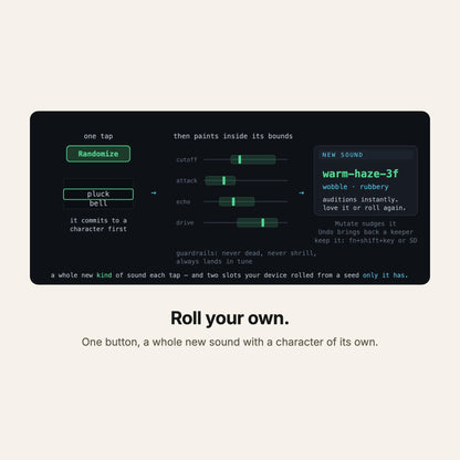 GLIDE — Pocket Synth